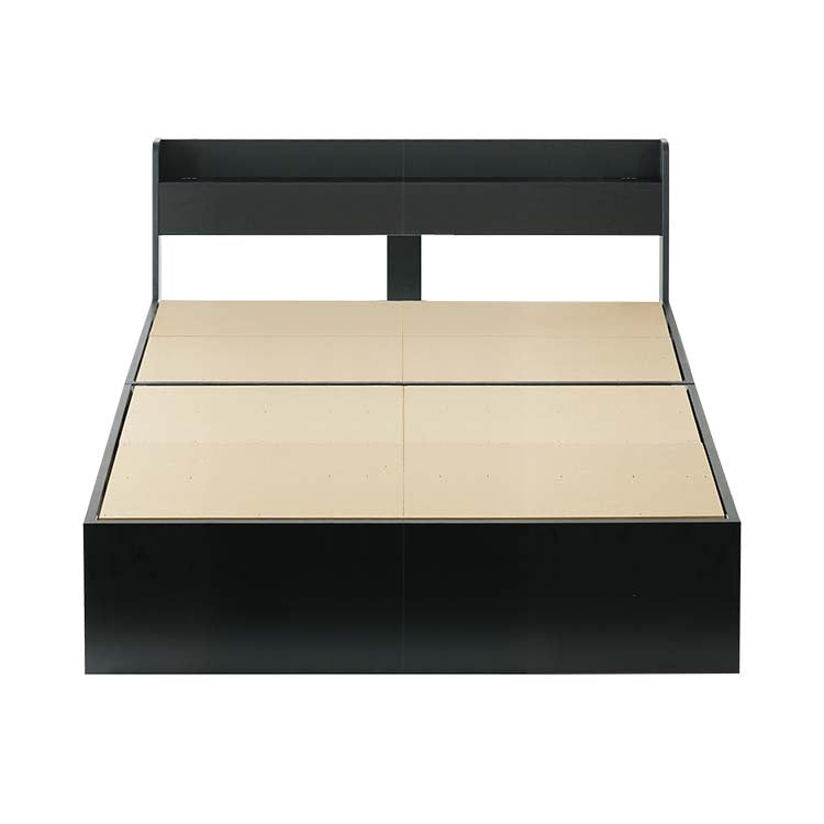 ベッド サイズオーダー 幅が選べる 10cm刻み コンパクト 狭い部屋 収納 引き出し付き コンセント