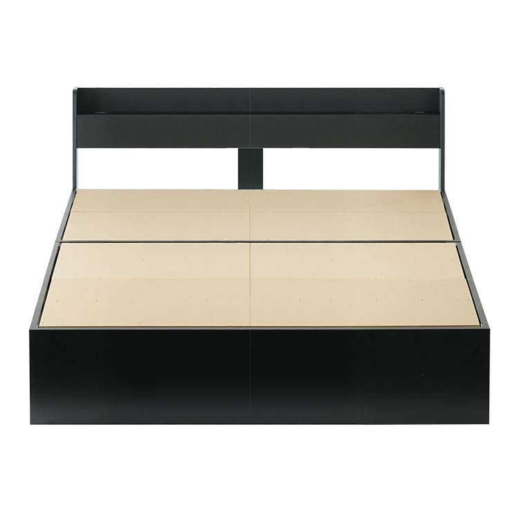 ベッド サイズオーダー 幅が選べる 10cm刻み コンパクト 狭い部屋 収納 引き出し付き コンセント