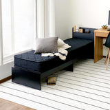 ベッド サイズオーダー 幅が選べる 10cm刻み コンパクト 狭い部屋 収納 引き出し付き コンセント