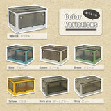収納ケース 折りたたみ 前開き 積み重ね 大容量 衣装ケース スタッキング コンテナ flatoo（フラトゥー ）コンパクト商品専門店
