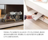 センターテーブル 収納 引き出し キャスターおしゃれ 幅80cm flatoo（フラトゥー ）コンパクト商品専門店