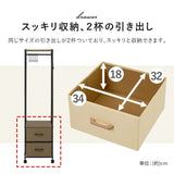 ハンガーラック スリム クローゼット 省スペース キャスター - flatoo（フラトゥー）コンパクト商品専門店