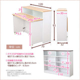 キッチンカウンター バタフライテーブル 収納 間仕切り - flatoo（フラトゥー）コンパクト商品専門店