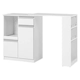 伸縮キッチンカウンター 拡張 幅75cm 125cm 奥行40 収納 - flatoo（フラトゥー）コンパクト商品専門店