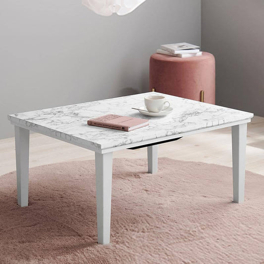 こたつテーブル おしゃれ 白 長方形 韓国インテリア - flatoo（フラトゥー）コンパクト商品専門店