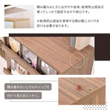 ディスプレイラック 木製 脚付き 本棚 フラップ扉 小さめ ディスプレイ flatoo（フラトゥー ）コンパクト商品専門店