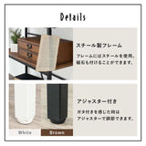 オープンラック 奥行30 4段 スリム 幅75 高さ100cm - flatoo（フラトゥー）コンパクト商品専門店