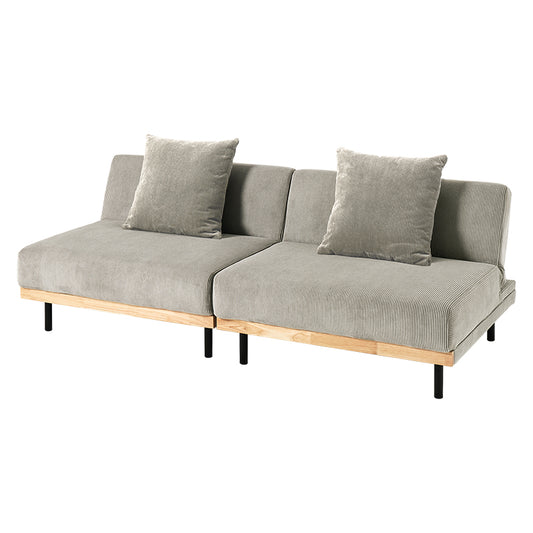 ソファベッド おしゃれ 一人暮らし コンパクト 3人掛け リクライニング セパレート コーデュロイ