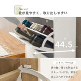 シューズラック スリム 斜め 扉付き 狭い玄関 おしゃれ flatoo（フラトゥー）コンパクト商品専門店