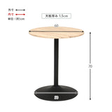 カフェテーブル 丸 一人暮らし 60cm 韓国 大理石 円形 おしゃれ 白