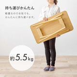 折りたたみテーブル ハイタイプ 高さ60cm 幅80cm flatoo（フラトゥー ）コンパクト商品専門店