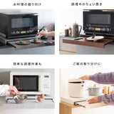 レンジ 下 引き出し 収納 トレー スライド 電子レンジ 便利