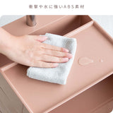 収納ワゴン キャスター付き スリム おしゃれ 省スペース 回転 flatoo（フラトゥー ）コンパクト商品専門店