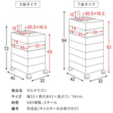 収納ワゴン キャスター付き スリム おしゃれ 省スペース 回転 flatoo（フラトゥー ）コンパクト商品専門店