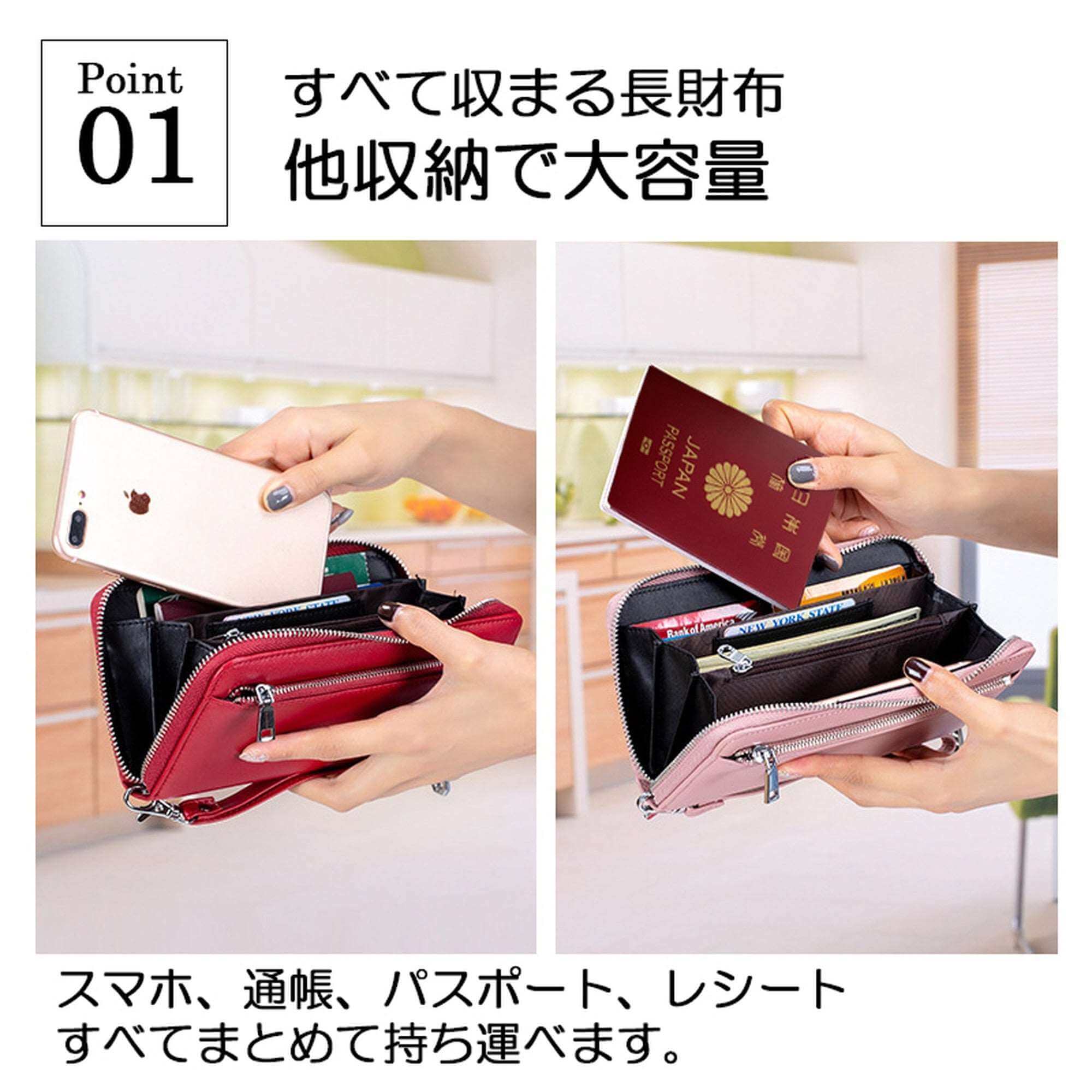 長財布 レディース 大容量 本革 使いやすい ラウンド 通帳 パスポート メンズ flatoo フラトゥー フラトゥー 財布・バッグ通販