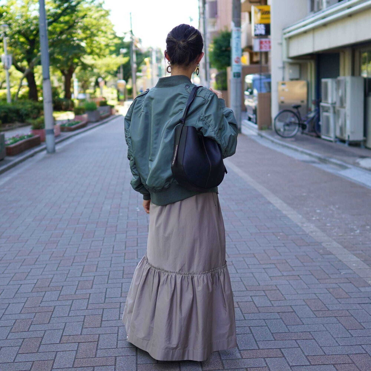 COOCO ショルダーバッグ フェイクレザー スライド レディース COOCO