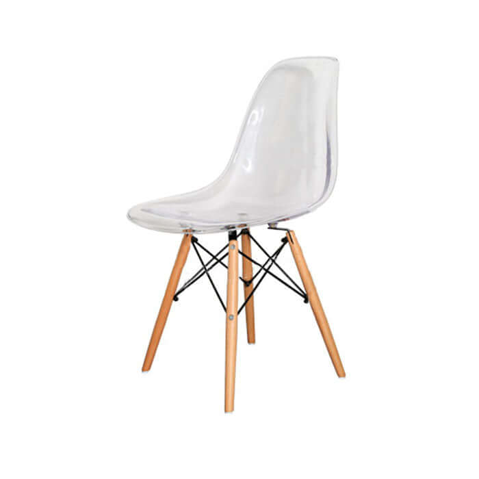 イームズチェア クリアデザイン 椅子 透明 シェルチェア ダイニング