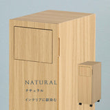 ダストボックス スリム 15L おしゃれ 薄型 大理石 木目 韓国インテリア flatoo（フラトゥー ）コンパクト商品専門店