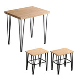 ダイニングセット 2人 コンパクト 75cm 一人暮らし ナチュラル flatoo（フラトゥー ）コンパクト商品専門店