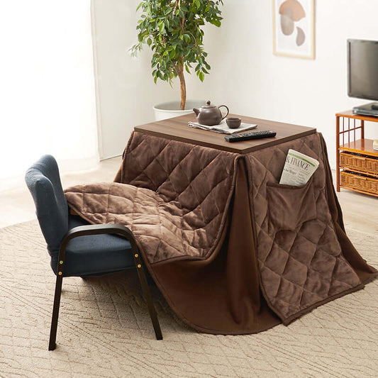 こたつ セット コンパクト テーブル 椅子 布団 一人暮らし 長方形 65×45