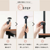 ランドリーラック 突っ張り おしゃれ 洗濯機 白 幅70cm 奥行25cm flatoo（フラトゥー ）コンパクト商品専門店