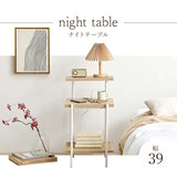 ナイトテーブル おしゃれ コンセント 韓国 ベッド ナチュラル サイドテーブル flatoo（フラトゥー ）家具、雑貨のコンパクト商品専門店