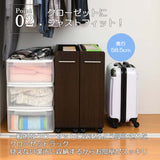 収納 薄型 2個セット クローゼット ラック スリム 本棚 ワゴン 隙間 flatoo（フラトゥー ）コンパクト商品専門店