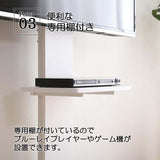テレビスタンド 壁寄せ ロータイプ ハイタイプ 首振り 耐震 棚付き 32インチ 40インチ 55インチ flatoo（フラトゥー ）財布・バッグ通販