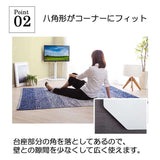 テレビスタンド 壁寄せ 八角形 ロータイプ 首振り 耐震 32インチ 40インチ 55インチ 65インチ flatoo（フラトゥー ）薄い、軽い、小さい商品専門店